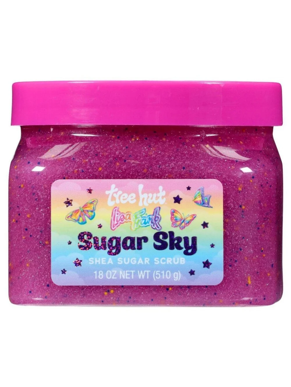 Tree Hut x Lisa Frank Sugar Sky Shea Sugar Body Scrub 18oz New RARE